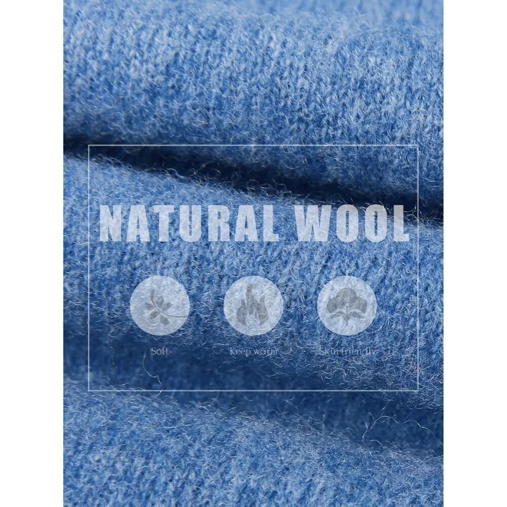 Women's Merino Wool Turtleneck Sweater Small Australia Soft Warm Casual